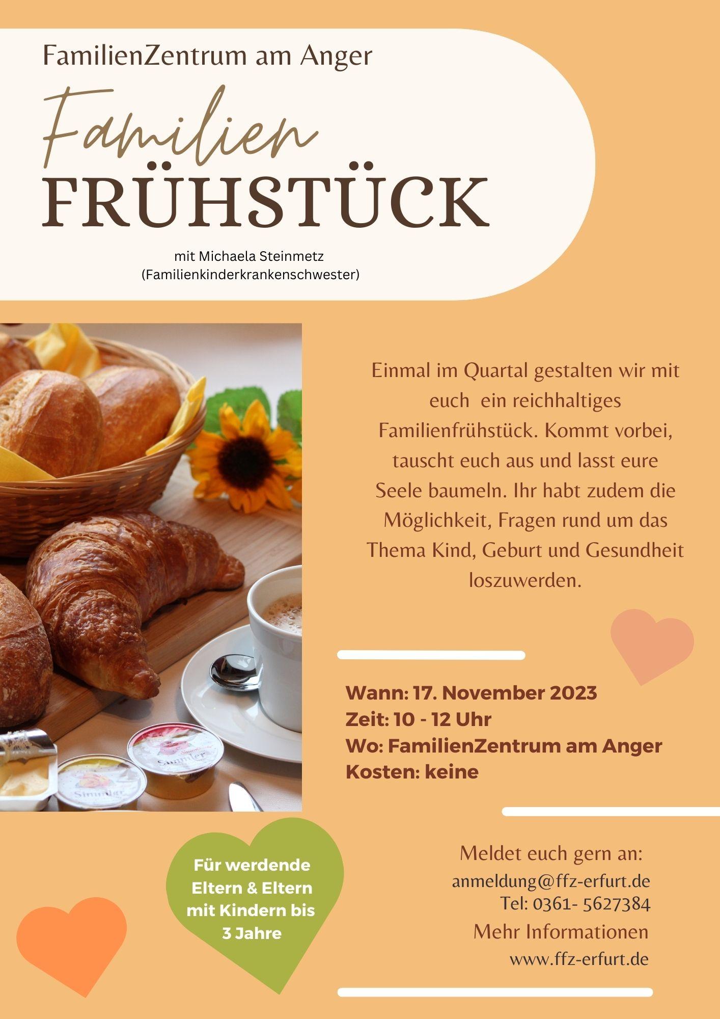 Familienfrühstück 17.11.2023